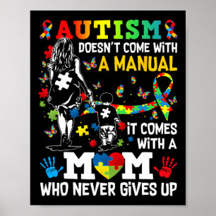 Póster Concienciación sobre el Autismo 2025 No Viene Con