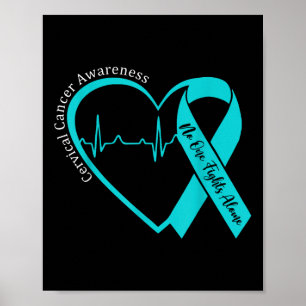 Póster Concienciación sobre el cáncer de cuello uterino A