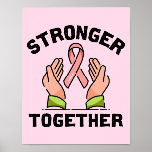 Póster Concienciación sobre el cáncer de mama