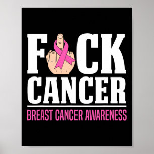 Póster Concienciación sobre el cáncer de mama