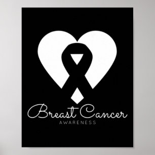 Póster Concienciación sobre el cáncer de mama - Día Mundi