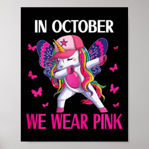 Póster Concienciación sobre el cáncer de mama para niños 