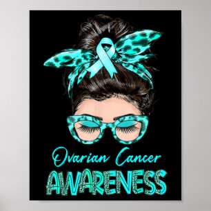 Póster Concienciación sobre el cáncer de ovario Cinta Ver
