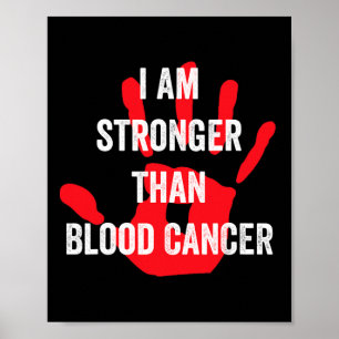 Póster Concienciación sobre el cáncer de sangre - Mes de 