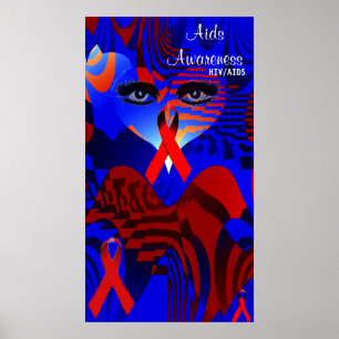 Póster Concienciación sobre el SIDA, VIH/SIDA_Poster