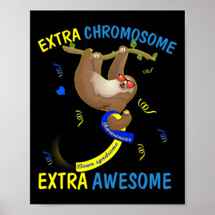 Póster Concienciación sobre el síndrome de Down Un regalo