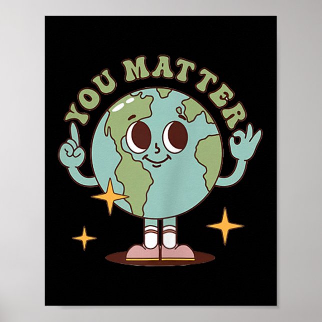 Póster Concienciación sobre el suicidio a dos lados de la (Frente)