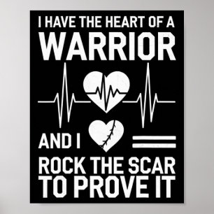 Póster Concienciación sobre Enfermedades cardíacas Guerre