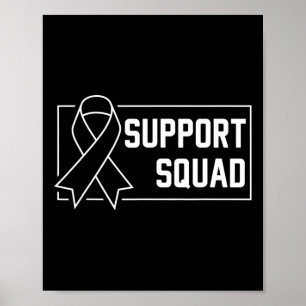 Póster Concienciación sobre Guerreros de Naranja Escuadró