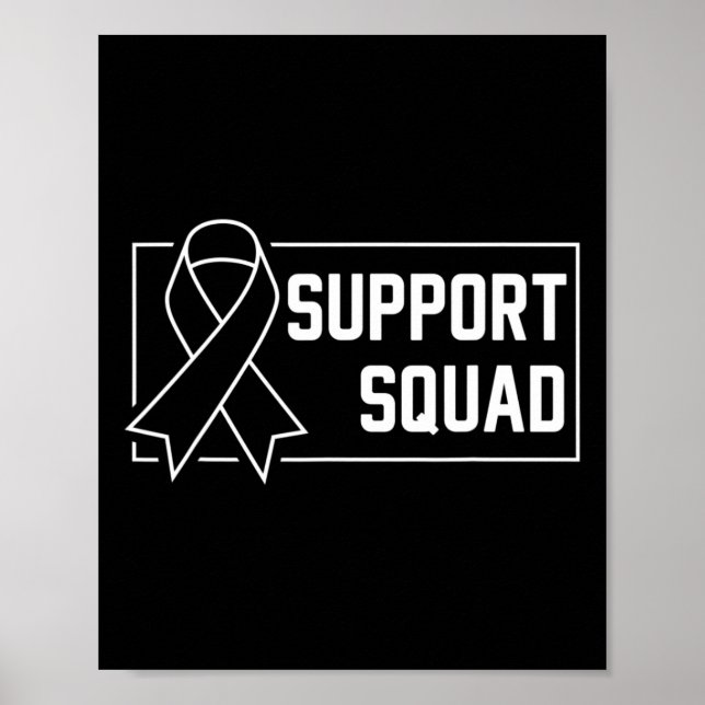 Póster Concienciación sobre Guerreros de Naranja Escuadró (Frente)