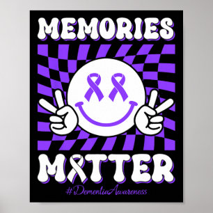 Póster Concienciación sobre la demencia Recuerdos Problem