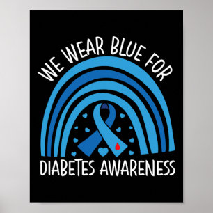 Póster Concienciación sobre la diabetes En Noviembre Usam