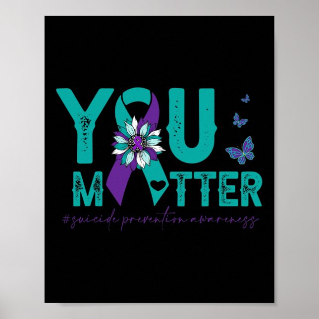 Póster Concienciación sobre la prevención del suicidio 20 (Frente)