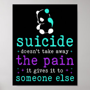 Póster Concienciación sobre la Prevención del Suicidio Do