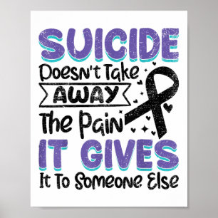 Póster Concienciación sobre la prevención del suicidio Ve