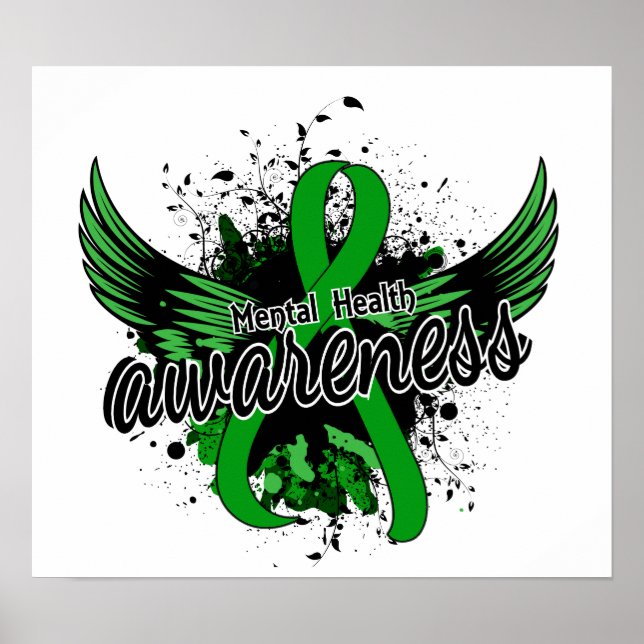 Póster Concienciación sobre la salud mental 18 (Frente)