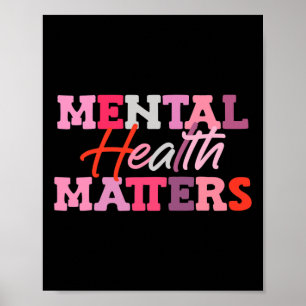 Póster Concienciación sobre la salud mental Concienciació