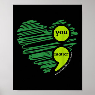 Póster Concienciación sobre la salud mental Inspiradora