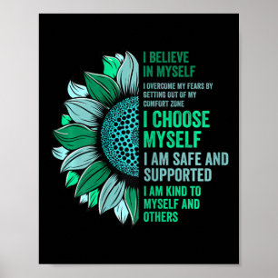 Póster Concienciación sobre la salud mental - Poner fin a