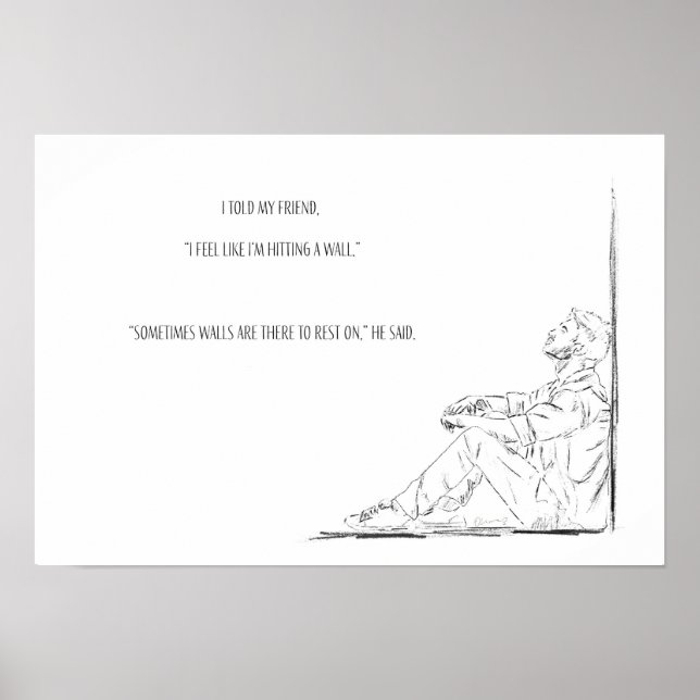 Póster Concienciación sobre la salud mental Poster de amo (Frente)