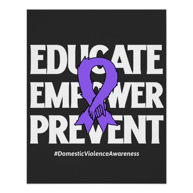 Póster Concienciación sobre la violencia en el hogar 2024 (Anverso)