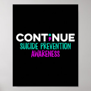 Póster Concienciación sobre Prevención del Suicidio Cinta