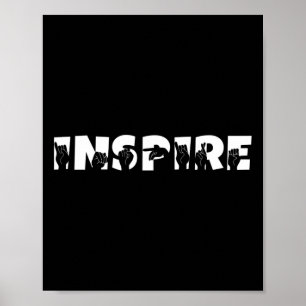 Póster Concienciación sorda en lenguaje de Rótulo estadou