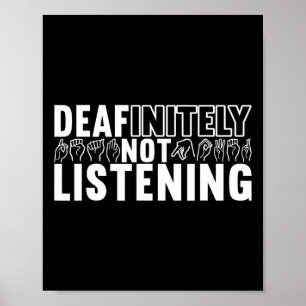 Póster Concienciación sorda sobre el lenguaje de Rótulo 9