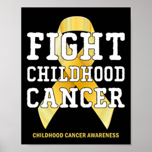 Póster Concientización sobre el cáncer infantil T 1