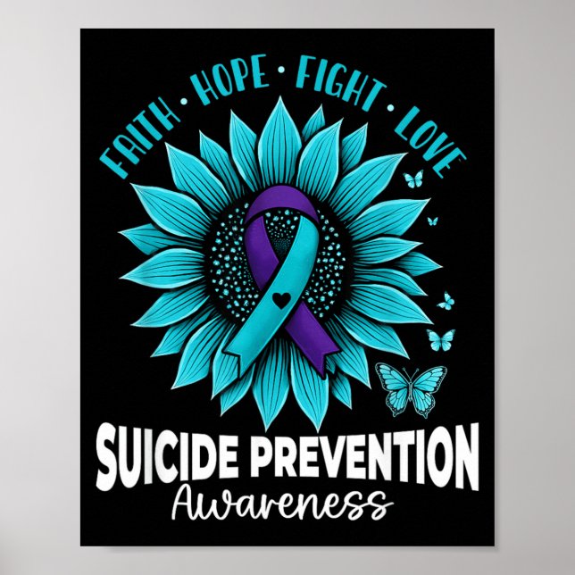 Póster Concientización sobre la prevención del suicidio d (Frente)