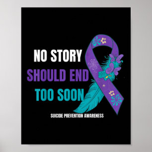 Póster Concientización sobre la Prevención del Suicidio N