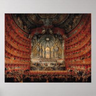Póster Concierto dado por Cardinal de La Rochefoucauld