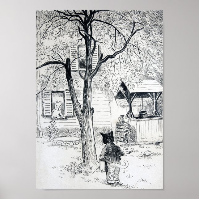 Póster Concierto de Gatos Gratis, Louis Wain (Frente)