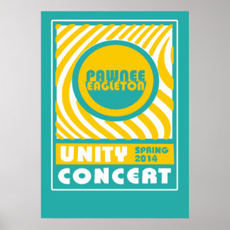 PÓSTER CONCIERTO UNITARIO DE PAWNEE EAGLETON