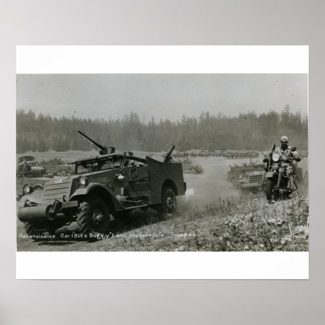 Póster Conciliación de coches y motocicletas (Frente)