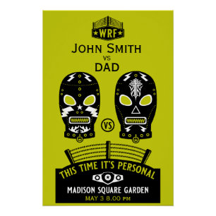 Póster Concurso de Lucha Editable Gracioso