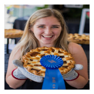 Póster Concurso de Repostería Feria Foto Personalizar