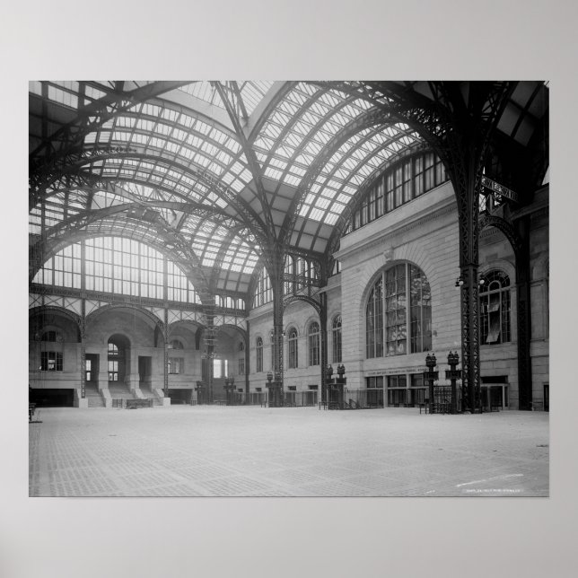 Póster Concurso principal de la estación Penn, 1915. Foto (Frente)