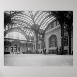 Póster Concurso Principal de Penn Station, 1915. Foto de