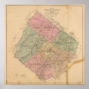 Póster Condado de Augusta, Virginia 2