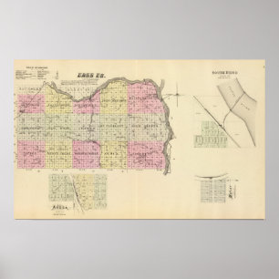 Póster Condado de Cass, Nebraska