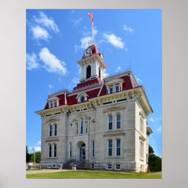 Póster Condado de Chase, Kansas, Courthouse