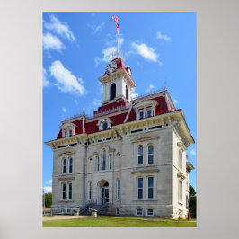 Póster Condado de Chase, Kansas, Courthouse 20x28