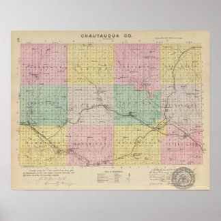 Póster Condado de Chautauqua, Kansas