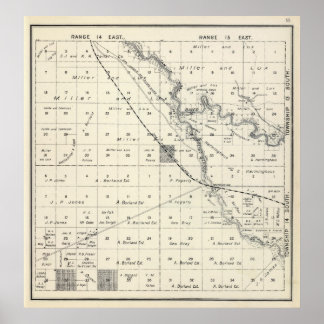 Póster Condado de Fresno, California 10