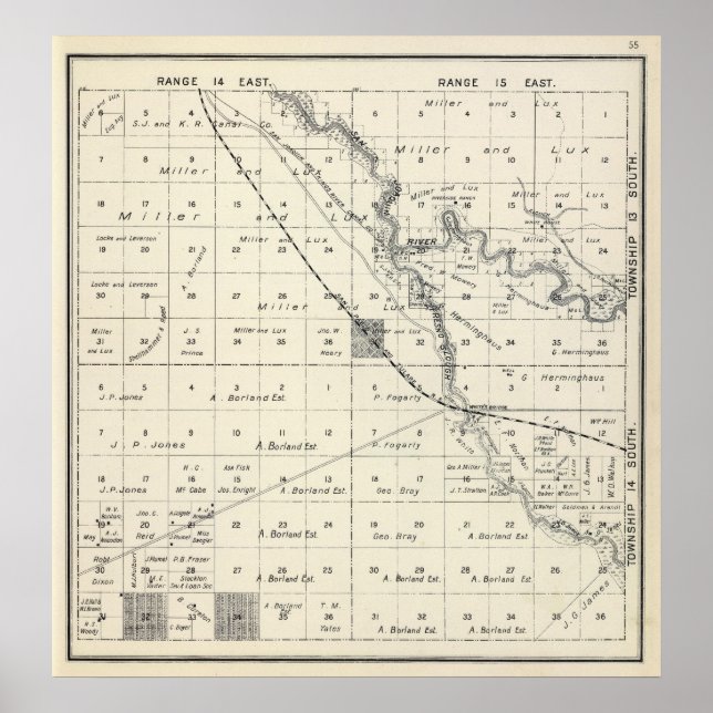 Póster Condado de Fresno, California 10 (Frente)