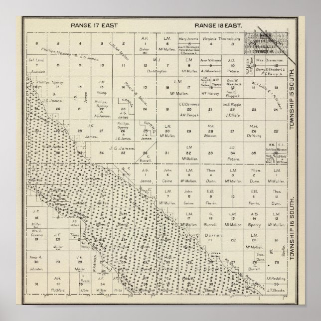 Póster Condado de Fresno, California 11 (Frente)