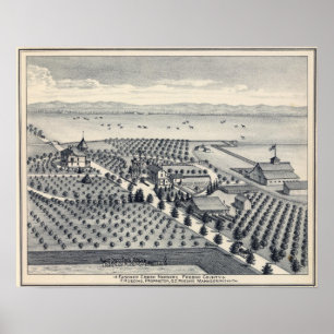 Póster Condado de Fresno, California 20