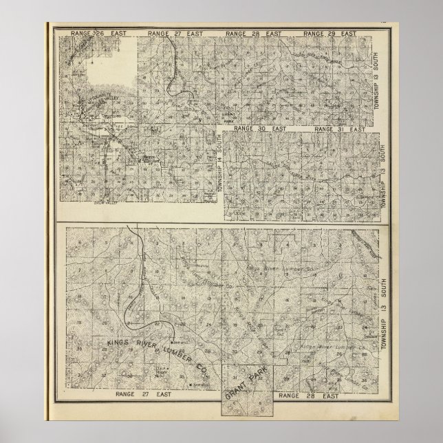 Póster Condado de Fresno, California 32 (Frente)