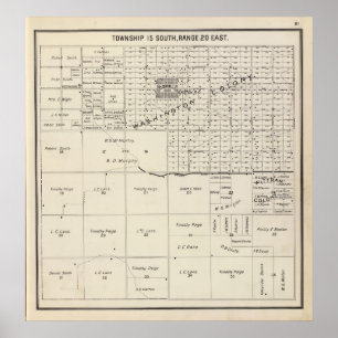 Póster Condado de Fresno, California 6